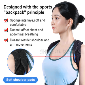 Orthèse d'immobilisation du corps rachidien en néoprène à compression réglable (protecteur de fracture) Ultra-mince respirant pour physique - Product Image 6