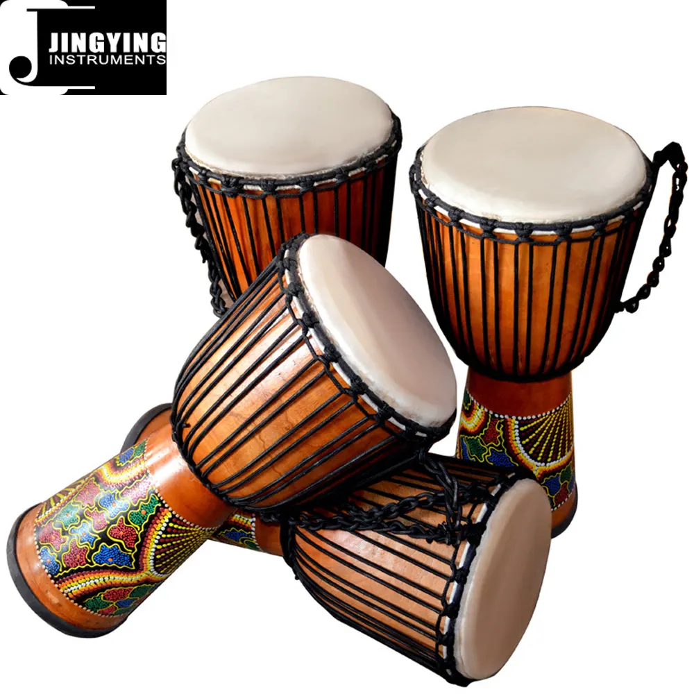 WMD10 10 Inch Imported Whole Wood Hollowed Djembe Drums