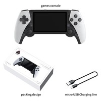 Console de jeu portable rétro LR M25 Mini avec écran IPS 4,3 pouces, Wi-Fi, jeux classiques 3D intégrés, batterie 30000 mAh, processeur quadricœur Linux