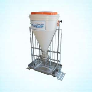 Equipo Agrícola Nuevo: Comedero Automático para Cerdos Hengyin, para Alimento Húmedo y Seco, Plástico+Acero, Blanco, 50 KG, 1 Año de Garantía - Product Image 3