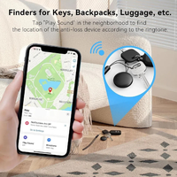Nouveau traceur de positionnement AirTag compatible Apple Find My Device pour animaux de compagnie, bagages, personnes âgées, enfants et clés