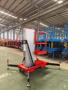 Elevador de aleación de aluminio de un solo mástil con una altura de trabajo de 4-26m 6M 7m 8M 9m 10m 11M 12m - Product Image 4