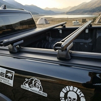 Barres transversales universelles en aluminium TCAL pour benne de pick-up, rails de chargement robustes à fente en T, couvre-benne à roulettes pour Ute, longueur 185 cm