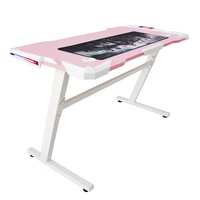 Bureau d'ordinateur pliable de style moderne Table d'étude d'étudiant en bois pour chambre à coucher avec cadre en métal à prix compétitif