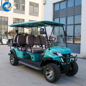 Nuevo Carro/Buggy Eléctrico de 2+2/4 Plazas con Sistema de Batería de Litio, Certificado CE, para Campos de Golf, 90 km de Autonomía, Equipado con Remolque - Product Image 5