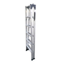 6-stufige Aluminium treppen Klapp stufen leiter Aluminium gerade und Doppel zweck leiter für Industrie und Haushalt