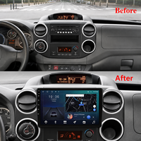 Autoradio Android avec GPS, navigation, lecteur multimédia pour Citroën Berlingo B9, Peugeot Partner 2008-2019, écran partagé, DSP