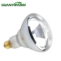 Lampe chauffante infrarouge pour bétail BR40, ampoule chauffante pour ferme, lumière rouge pour porcelets, poussins, volailles, animaux, couveuse, chauffage, E27