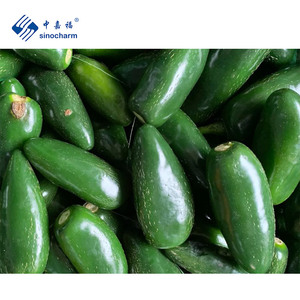 Sinocharm HACCP 4-звездочный продукт IQF зеленый халапеньо Ограненный по Заводской Цене свежий замороженный нарезанный зеленый перец халапеньо для продажи - Product Image 4