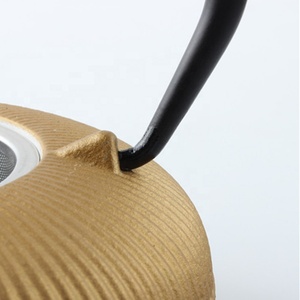 กาน้ำชาเคลือบเหล็กหล่อทองโบราณจีน ทนทาน ไม่แตกหัก สำหรับชงชา 900 มล. - Product Image 6