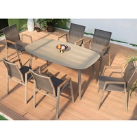 Ensemble table et chaises de salle à manger, de jardin et de cour extérieure