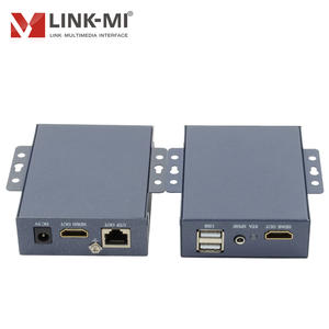 ตัวขยายสัญญาณ <span class=keywords><strong>HDMI</strong></span> 100 ม. ผ่านสาย CAT5/5e รองรับ 1080P60Hz รองรับ USB KVM แสดงผลระยะไกลแบบ Local ป้องกันไฟกระชาก - Product Image 6