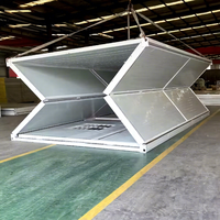 Meilleures ventes : Maison conteneur pliable sur mesure de 20 pieds, maison mobile préfabriquée à faible coût