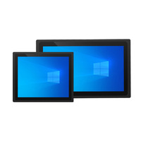 Moniteur à écran tactile de qualité industrielle, écran capacitif de 7 pouces, 1024 x 768, noir, interface USB pour bateau marin