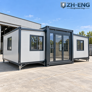 20FT Doppelflügel-Erweiterbares Containerhaus Vorgefertigtes Modulares Heim mit 2 Schlafzimmern und Badezimmer - Product Image 4