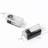 Nouvelle lampe de bienvenue universelle pour voiture à LED et projecteur de logo pour Audi A5/A4/A6/Q5/Q7/R8 - 12V DC