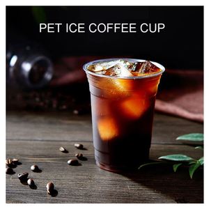 Customized Coffee Shop Take Away 16oz 20oz 24oz 32oz Clear Disposable Plastic PET Ice <b>Cold</b> Coffee <b>Cups</b> - Product Image 6