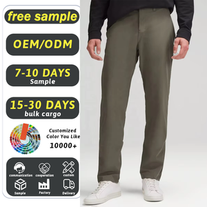 Calças de Golfe Casuais de Alta Qualidade, Leves, Recicladas, de Desempenho Luxuoso, com Cintura Média, Stretch em 4 Direções, Secagem Rápida - Product Image 1
