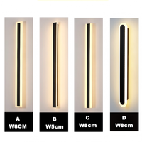 Lampe murale LED en acier moderne APCITL, étanche IP65, 85~265V, contrôle par capteur, température de couleur 2700-6500K, CRI80, garantie 3 ans, salon