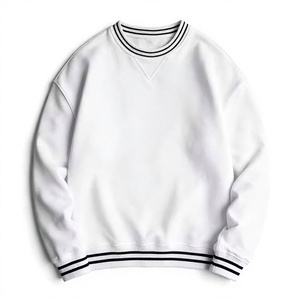 เสื้อสเวตเชิ้ตคอกลมผ้าฝ้ายหนา 500gsm สำหรับผู้ชาย ขายส่ง รับปักโลโก้ สกรีนลาย สตรีทแวร์ - Product Image 4