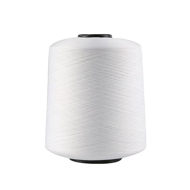 Manufacturer Supplies White Polyester Yarn Silk Sewing Thread