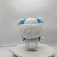 Boneka Beruang Teddy Lucu Desain Personal OEM Uyeah, Mainan Hewan Boneka Lembut Custom, Boneka Beruang Putih Kartun untuk Hadiah