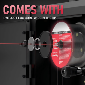 เครื่องเชื่อม YEESTECH FLUX-135PRO 3-in-1 แบบดิจิตอล พร้อมจอแสดงผล รองรับการเชื่อมแบบฟลักซ์คอร์ แก๊สเลส <span class=keywords><strong>MIG</strong></span>/Lift TIG/Stick กำลังไฟ 135A 110V 10-25  พร้อมหัวเชื่อมแบบ Lift TIG - Product Image 6
