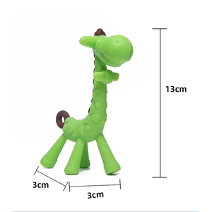 Bán Buôn 100% Cấp Thực Phẩm Silicone Bé Mọc Răng Đồ Chơi Bé Hươu Cao Cổ <span class=keywords><strong>Teether</strong></span> Cho Trẻ Sơ Sinh - Product Image 3