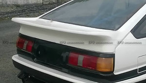 Alerón trasero de fibra de vidrio para Toyota Corolla AE86 Trueno Hatch TR Type, sin pintar, compatible con modelos 1984-1987. - Product Image 4
