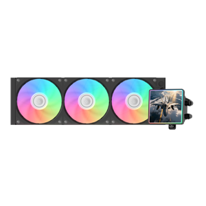 Refroidisseur liquide TJCOOLER Kage360 120 mm avec écran intelligent, LED ARGB en cuivre, faible <span class=keywords><strong>bruit</strong></span> et surveillance en temps réel pour boîtier d'ordinateur - Product Image 3