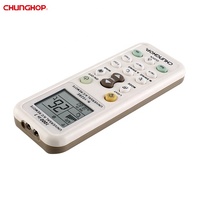 Télécommande universelle AC 1000 en 1 K-1028E avec écran LCD numérique sans fil pour climatiseur