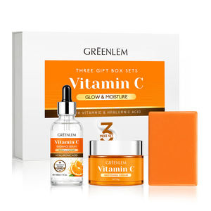 Fabricant en gros de marques privées OEM ODM – Série de soins de la peau à la vitamine C, aux baies, au glutathion et à l'acide hyaluronique – Trois coffrets cadeaux - Product Image 6