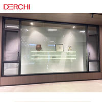 Ventanas Fijas de Aluminio y Vidrio Grandes, Comerciales, con Diseño Personalizado, Precio