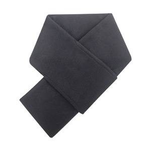 Camouflage Fleece Scarf Men's Warm Neck Warmer Autumn Winter Solid Color Stylish Commute Black Dark Gray Navy Blue Khaki - Product Image 1