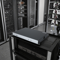 Boîtier de serveur en rack 19'' 1U, mini ITX, boîtier industriel en aluminium, profil extrudé, boîte OEM pour carte mère, boîtier électronique IP54