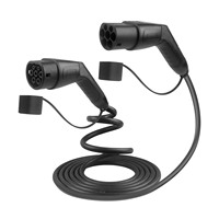 Câble de chargeur EV de type 2 OEM ODM 7/11/22 kW 1/3 phase, indice de protection IP67, compatible BMW I3, câble d'extension Plug&Play
