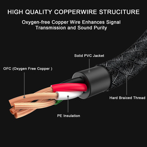 2024 Thời Trang Mới <span class=keywords><strong>USB</strong></span> C Để 2 Nam <span class=keywords><strong>RCA</strong></span> Âm Thanh Stereo Cáp Điện Thoại Di Động Mạ Vàng Cắm Loại C Để 2 <span class=keywords><strong>RCA</strong></span> Y Splitter Adapter Cáp - Product Image 6