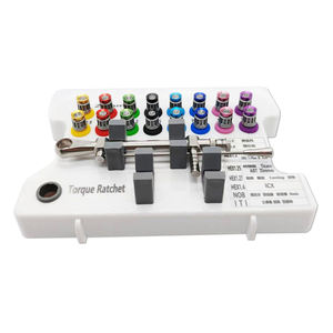Hoogwaardige roestvrijstalen tandheelkundige momentsleutelset, reparatieset voor tandheelkundige implantaten, universele tandheelkundige implantaatdriverset - Product Image 5