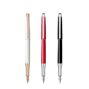 <strong>CARAN</strong> DACHE for Delman Lyman Fine Ink Fountain <strong>Pen</strong> Imported High-end Business <strong>Gold</strong>-<strong>plated</strong> Exquisite Retro Adult Office Gift - Product Image 1