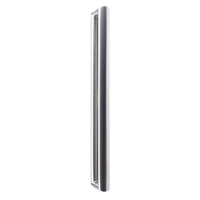 Poignée de porte de bureau double face en tube ovale SUS304 pour porte en verre et porte en bois avec installation facile