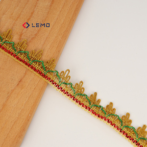Lentejuelas Metálicas, Adorno de Encaje, Bordado de Crochet, Cinta Trenzada para Vestidos de Novia, Vestidos de Gala, Accesorios de Costura para Prendas Nigerianas - Product Image 4