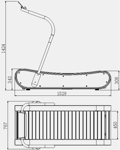 Tapis roulant de courbe en bois d'acier inoxydable de vente directe d'usine pour le tapis roulant manuel d'exercice pour la course naturelle - Product Image 5