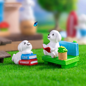 Realistico dettagliato piccolo cucciolo figure educativi cani animali giocattoli Mini cane figurine giocattolo per compleanno natale pasqua decorazione - Product Image 3