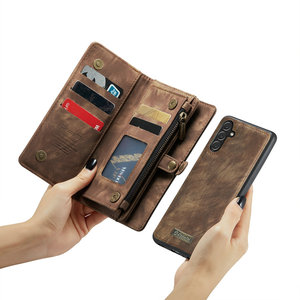 CaseMe de lujo de cuero PU desmontable 2-en-1 funda magnética para Samsung para <span class=keywords><strong>Galaxy</strong></span> S23 S8 Plus funda de teléfono móvil delgada ultrafina - Product Image 1