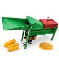 Décortiqueuse de céréales électrique multifonctionnelle 1000 kg/h, décortiqueuse de maïs, capacité 220 V motorisée pour la récolte du blé et des haricots