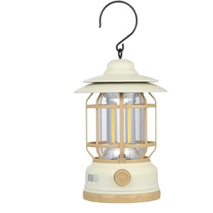 Linterna de Camping Explorers de 219.5mm, Recargable, Luz Cálida Retro, Iluminación para Tiendas de Campaña al Aire Libre - Product Image 2