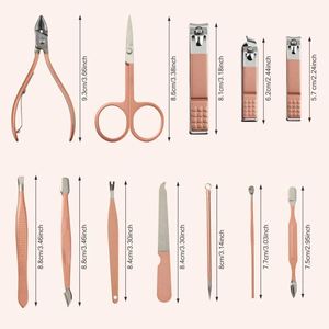 <span class=keywords><strong>Set</strong></span> <span class=keywords><strong>Manicure</strong></span> <span class=keywords><strong>e</strong></span> <span class=keywords><strong>Pedicure</strong></span> con Logo - 18 Pezzi in Acciaio al Carbonio, Strumenti per la Cura delle Unghie con Custodia da Viaggio <span class=keywords><strong>e</strong></span> Maschera Occhi Anti-Occhiaie - Product Image 3