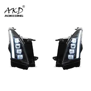 Car Lights For Cadillac ATS 2014-2018 ATS-L LED Auto Headlights Assembly Upgrade Projector 4 Lens Dynamic Lamp Tools Accessories