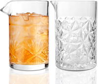Verre à cocktail moderne transparent blanc éclatant en verre sodalite 650 ml, écologique, à fond épais et sans soudure, le plus vendu pour la création de cocktails.