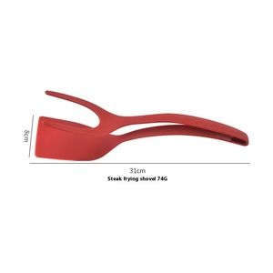 2-trong-1 thịt bò bít tết và chiên thìa Nylon turners với clip cho thực phẩm trứng cá Omelette lật thìa - Product Image 3